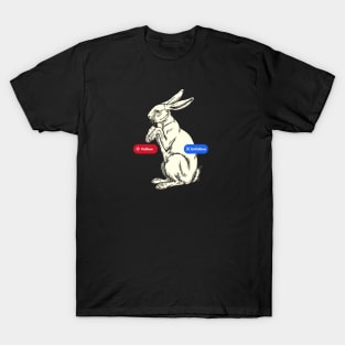 Follow/Unfollow the White Rabbit T-Shirt